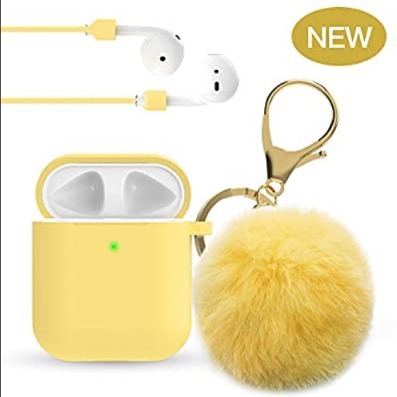 SOLD | AirPod case with Pom Pom - Picture 2 of 3